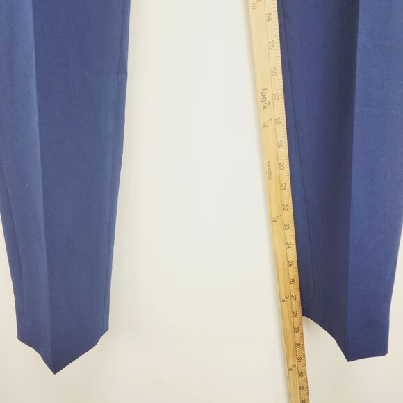 Zara dress Womens High-Waisted Slim Fit Trousers Size 29 Blue - Picture 12 of 13